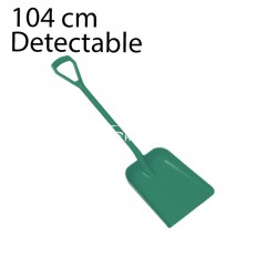 Pala 104 cm detectable para alimentaria verde