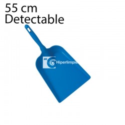 Pala de mano 55 cm detectable para alimentaria azul