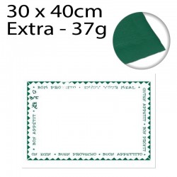 1000 Manteles desechables 30x40 cm individual Menú verde