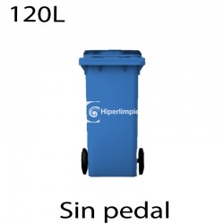 Contenedor de basura 120L azul