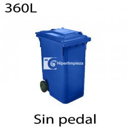 Contenedor de basura 360L azul