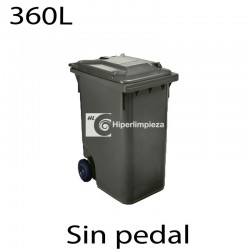 Contenedor de basura 360L gris