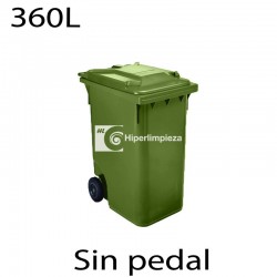 Contenedor de basura 360L verde