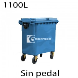 Contenedor de basura 1100L azul