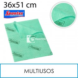 25 Bayetas fibras sintéticas Spontex 36x51cm verde