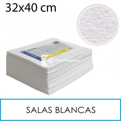 50 Bayetas Clean Rooms TST 32x40cm 70gr Blanco