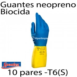 10 Pares guantes biocida Activated 405 T6-S