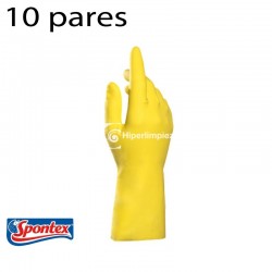 10 Pares guantes limpieza vital 124 T6-S