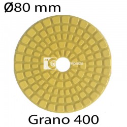Disco diamantado R diámetro 80 grano 400