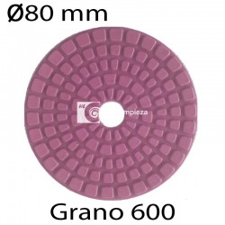 Disco diamantado R diámetro 80 grano 600