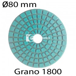 Disco diamantado R diámetro 80 grano 1800