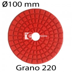 Disco diamantado R diámetro 100 grano 220