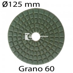 Disco diamantado R diámetro 125 grano 60