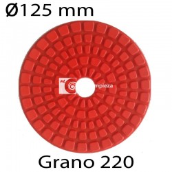 Disco diamantado R diámetro 125 grano 220