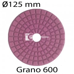 Disco diamantado R diámetro 125 grano 600