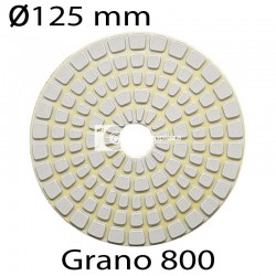 Disco diamantado R diámetro 125 grano 800