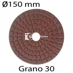 Disco diamantado R diámetro 150 grano 30