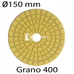 Disco diamantado R diámetro 150 grano 400
