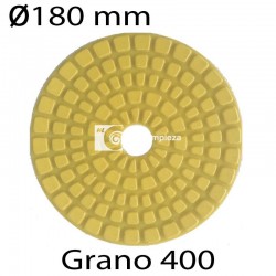 Disco diamantado R diámetro 180 grano 400