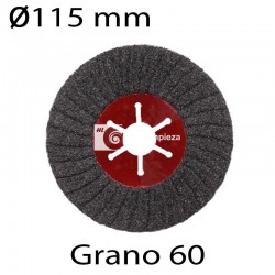Disco semiflexible plano diámetro 115mm grano 60
