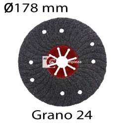 Disco semiflexible plano diámetro 178mm grano 24