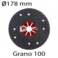 Disco semiflexible curvo diámetro 178mm grano 100