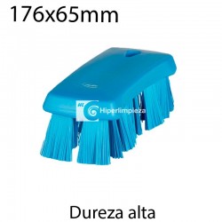 Cepillo mano UST cerdas duras 176x65mm azul