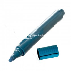 Rotulador detectable HP clip estándar cincel M145-A06 azul