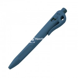 Bolígrafo detectable HP clip punta fina M104 azul