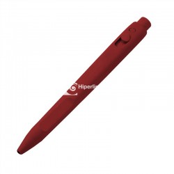Bolígrafo detectable HP sin clip gel M104 rojo