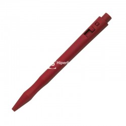 Bolígrafo detectable HP sin clip gel M101 rojo