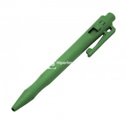 Bolígrafo detectable HP clip estándar M101 verde