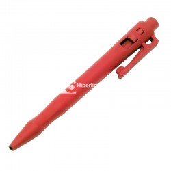 Bolígrafo detectable HP clip estándar M101 rojo