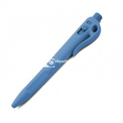 Bolígrafo detectable HP clip estándar M104 azul