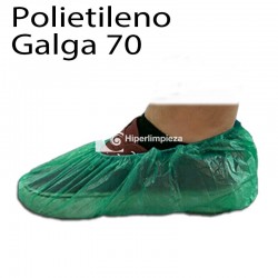 1000 Cubre zapatos PE liso G70 verdes