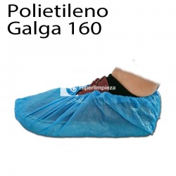 1000 cubrezapatos PE clorado G160 azul