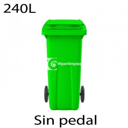 Contenedor basura 240L premium verde claro