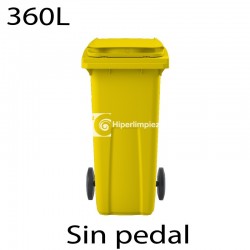 Contenedor basura 360L amarillo