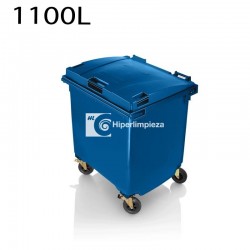 Contenedor de basura 1100 litros azul