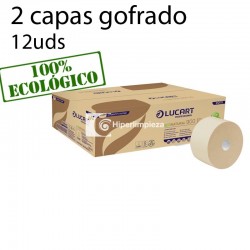 12 Rollos papel higiénico Eco 202m