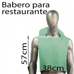 copy of 500 baberos desechables plastificados 15gr blanco