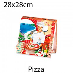 100 Cajas de pizza Ischia 28x28cm