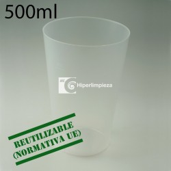 450 uds vasos combi PP 500 ml reutilizables