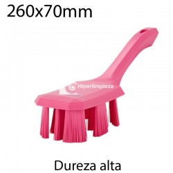 Cepillo de mano UST corto duro 260x70mm rosa
