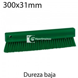 Cepillo de mano polvo suave 300x31mm verde