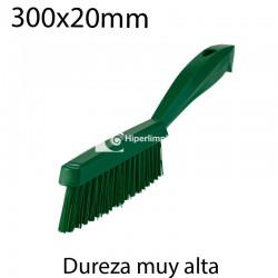 Cepillo de mano muy duro 300x20mm verde