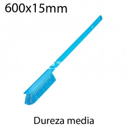 Cepillo de mano ultradelgado largo medio 600x15mm azul