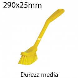 Cepillo de mano medio 290x25mm amarillo