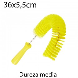 Cepillo limpiatubos alim exterior flex 55mm medio amarillo
