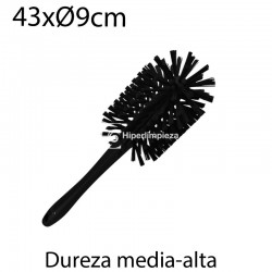 Cepillo limpiatubos alim 90mm medio-duro negro